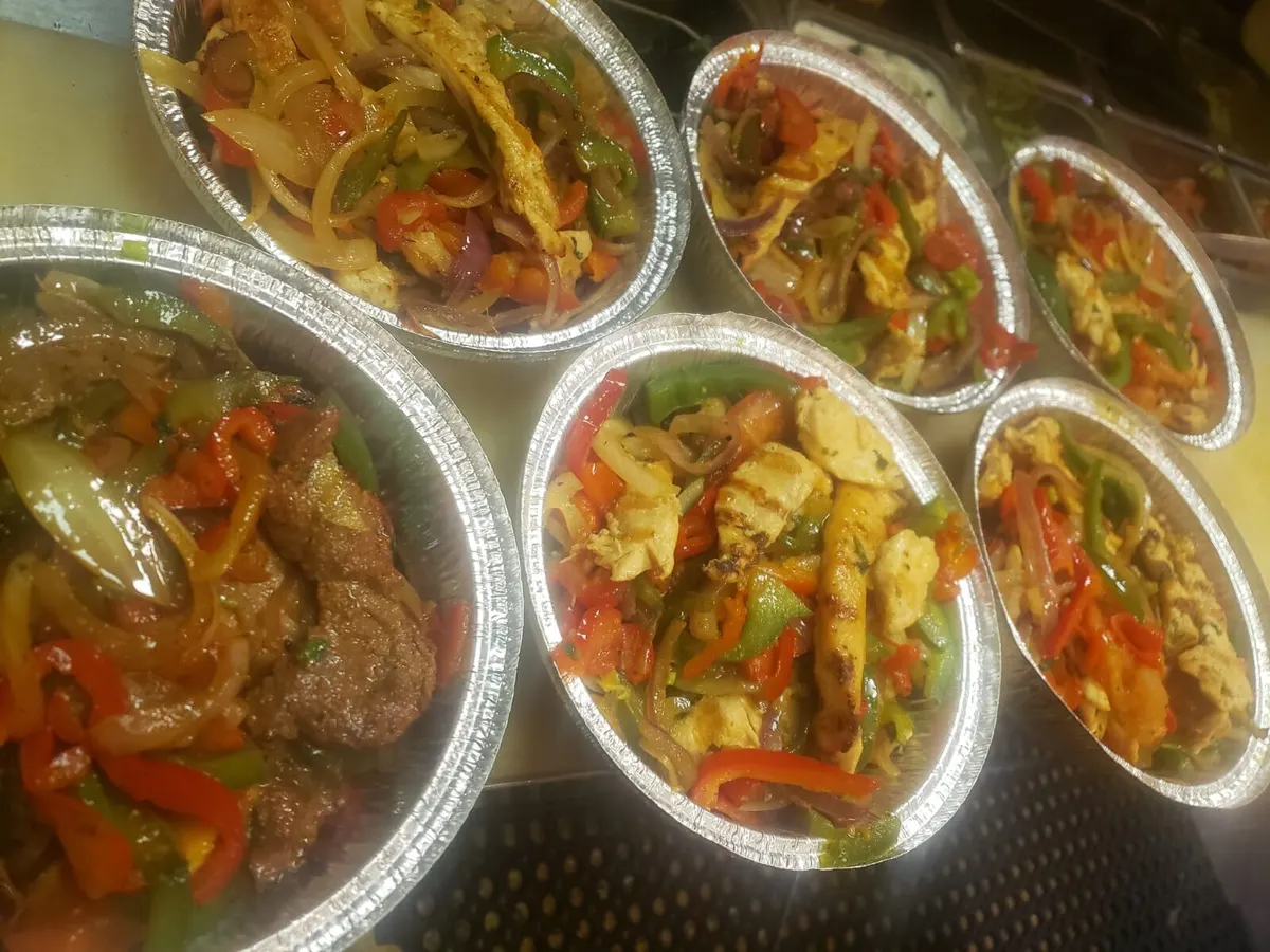 Trio Fajitas Chorizo Chicken & Steak