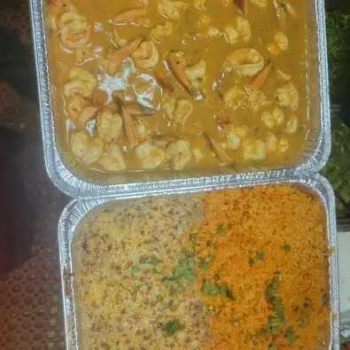 Shrimp Garlic Sauce Tray