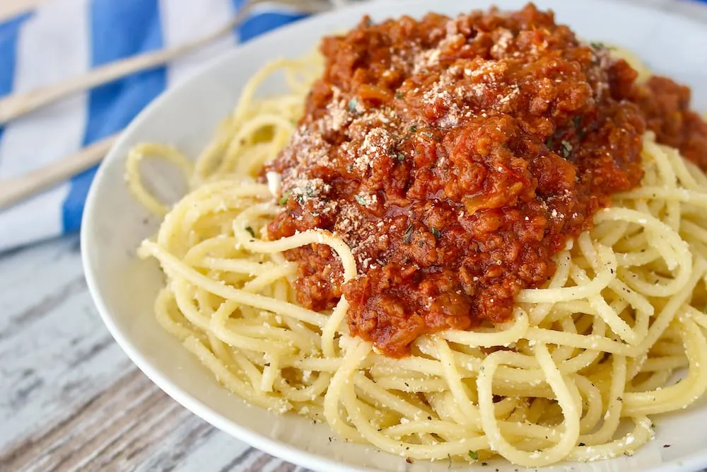 Pasta With Meat Sauce