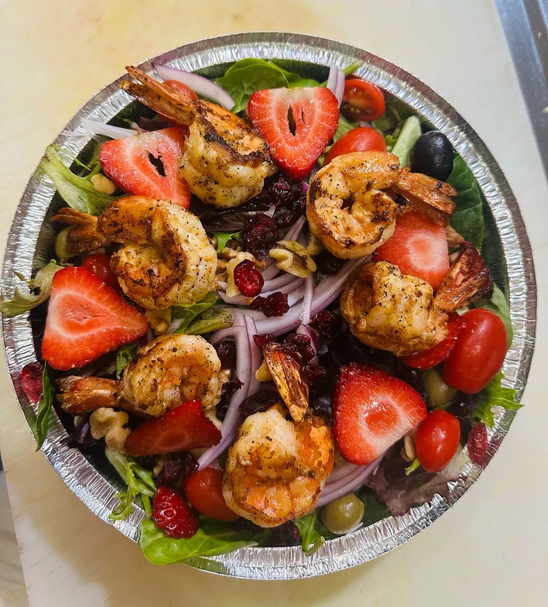 Strawberry Shrimp Salad