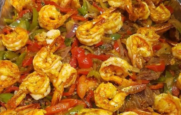 Shrimp Fajita Tray