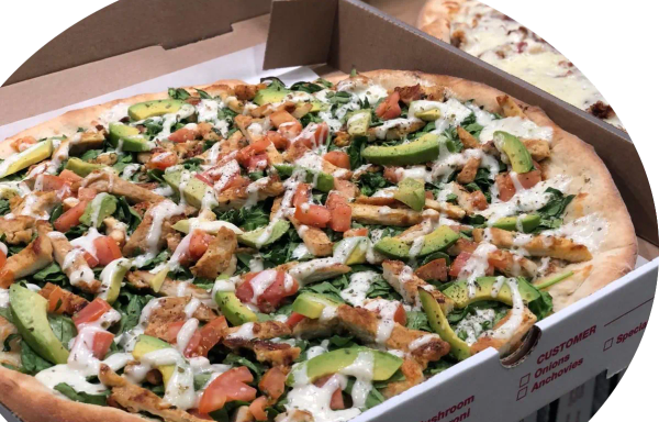 Chicken Avocado Pizza