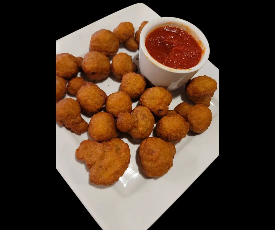 Fried Mushrooms W Sauce
