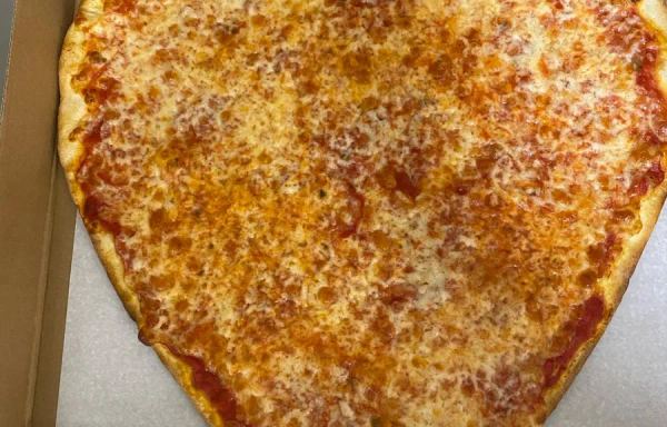 Plain Heart Shaped Pizza