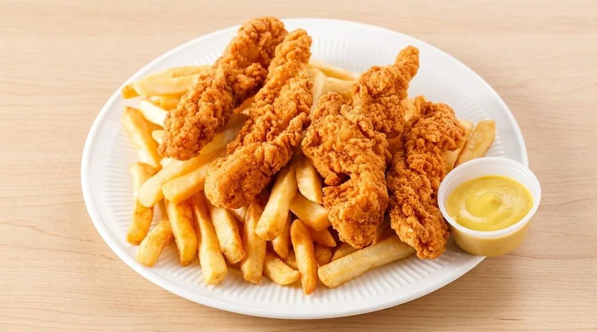 Chichen Fingers w French fries