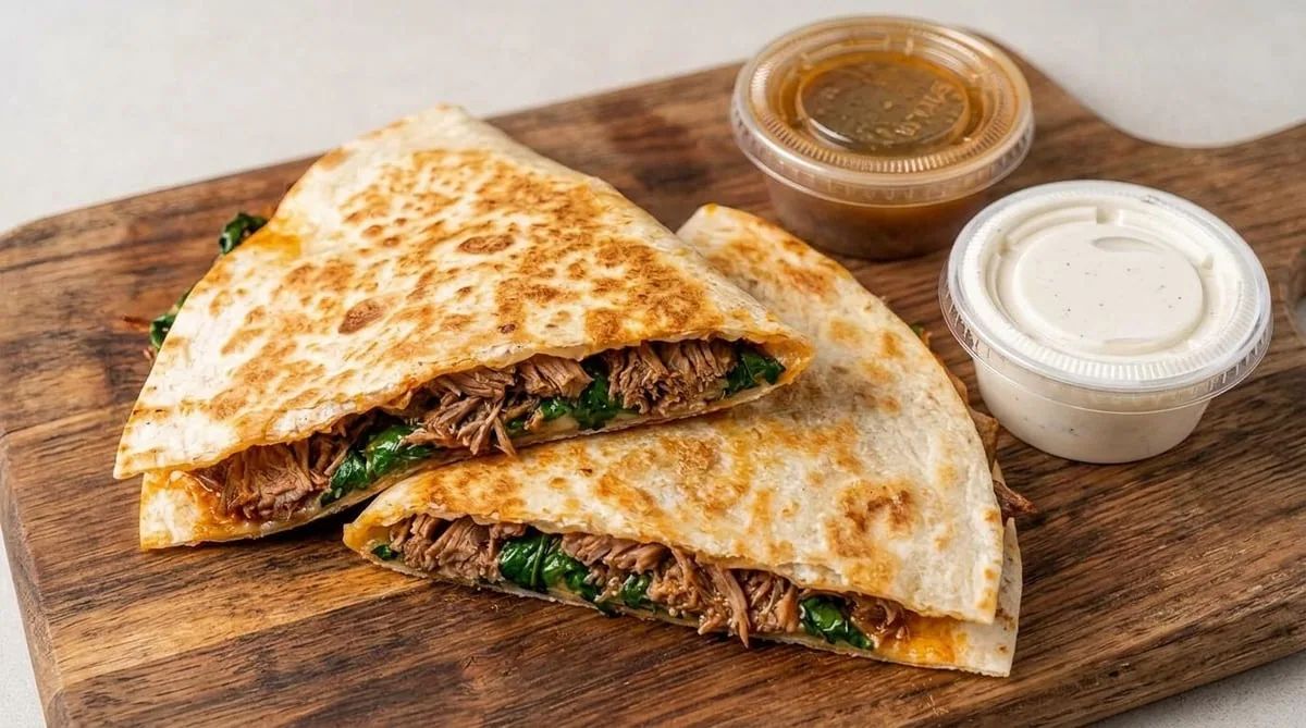 Shredded Chicken Quesadilla