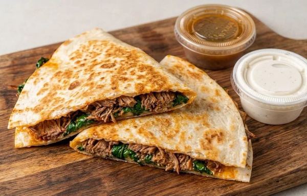 Shredded Chicken Quesadilla
