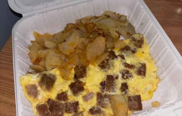 Bacon, Ham or Sausage Omelette