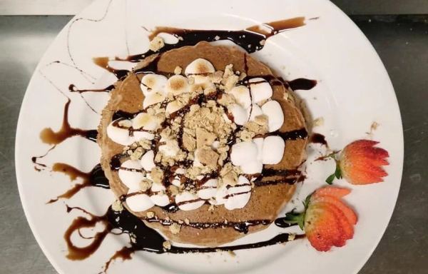 Banana Walnut Pancakes