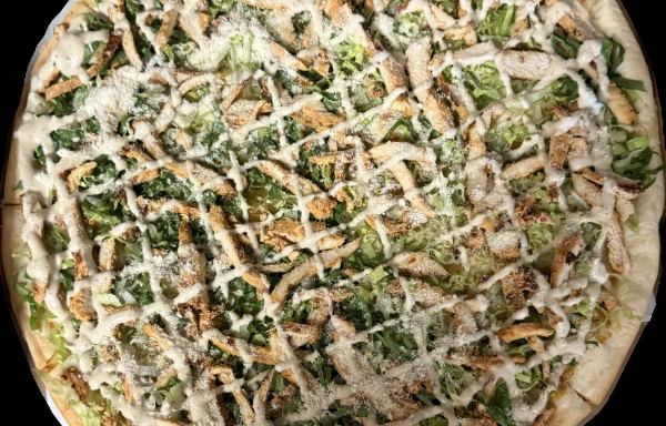 Chicken Caesar Salad Pizza