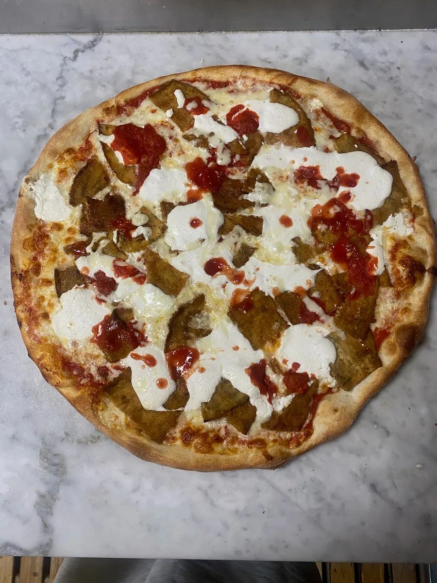 Eggplant With Riccota Pizza