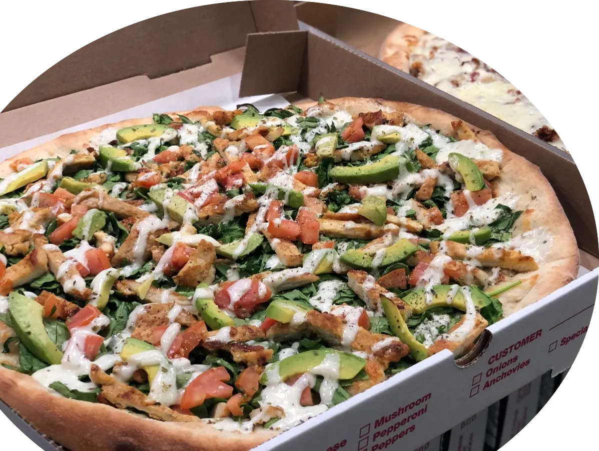 Chicken Avocado Pizza