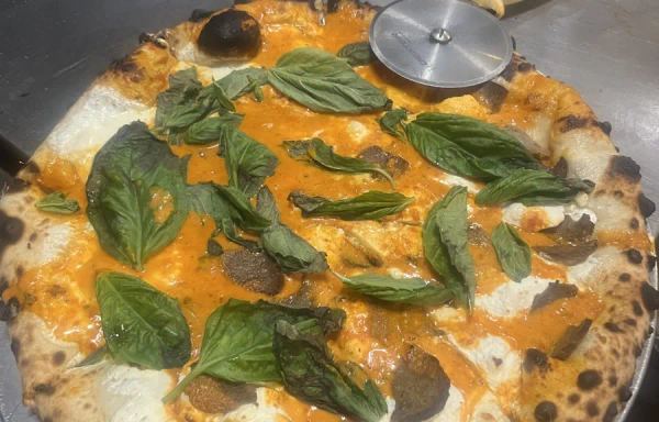 A Legna Pizza Vodka Meatballs Fresh Mozz Ricota