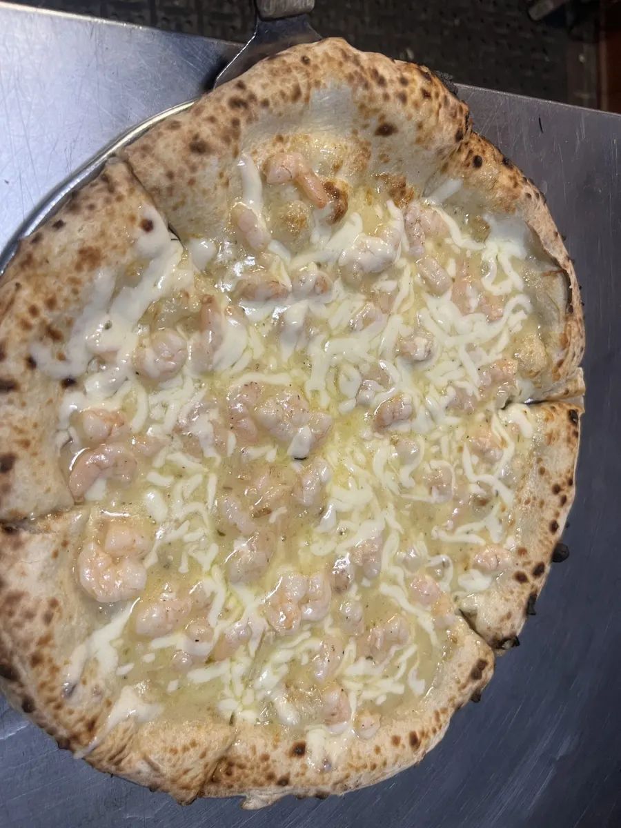Shrimp Scampy Pizza