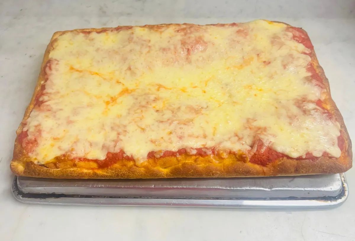 Sicilian Square Cheese Pizza