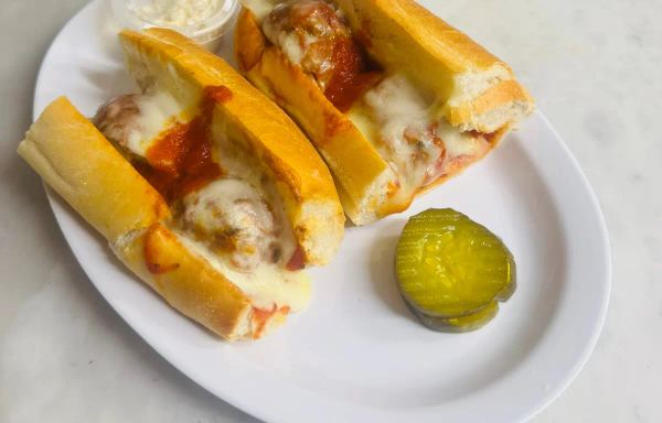 Meatball Parmigiana Hero