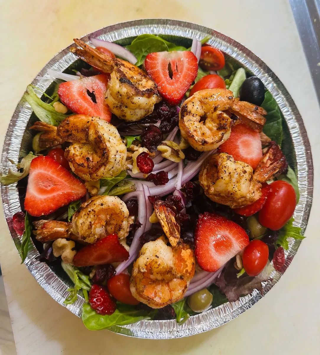 Strawberry Shrimp Salad