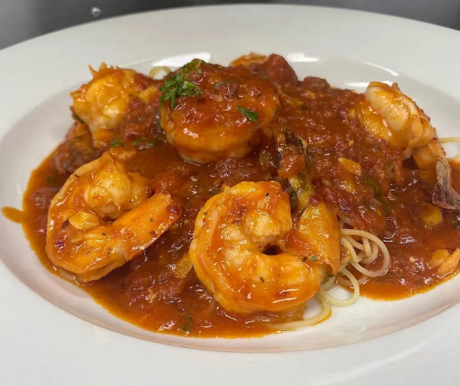 Shrimp Marinara W Linguine