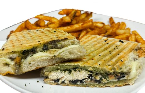 Grilled Cheese Pesto Panini