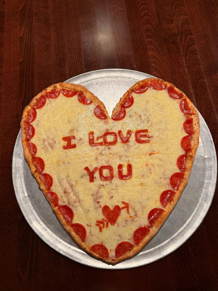 Heart Shaped Pizza